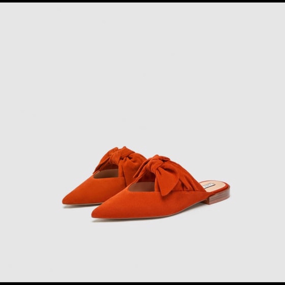 ZARA Leather Mules